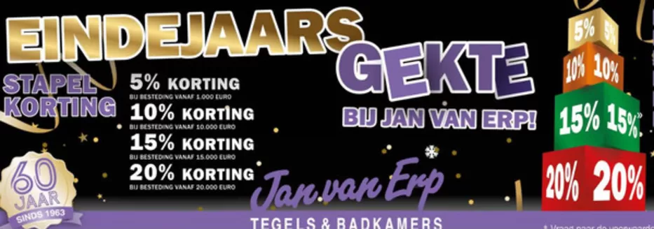 Catalogus van Jan van Erp tegels & sanitair in Apeldoorn | Eindejaars Gekte | 2025-12-03T00:00:00.000Z - 2025-12-17T00:00:00.000Z
