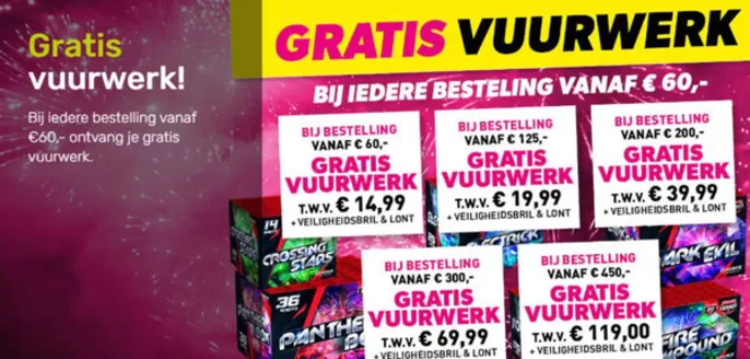 Catalogus van Rubro Fireworks in Eindhoven | Gratis vuurwerk! | 2025-12-05T00:00:00.000Z - 2025-12-19T00:00:00.000Z