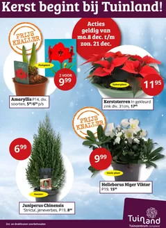Catalogus van Tuinland in Ede | Kerst begint bij Tuinland! | 2025-12-09T00:00:00.000Z - 2025-12-21T00:00:00.000Z