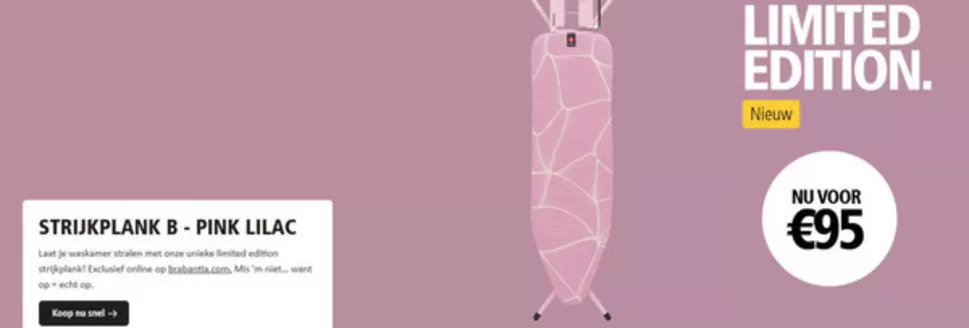 Catalogus van Brabantia in Barendrecht | Strijkplank b - pink lilac | 2025-12-09T00:00:00.000Z - 2025-12-23T00:00:00.000Z