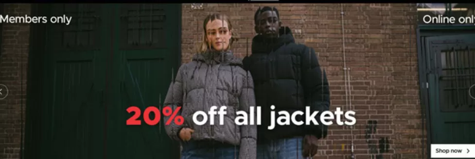 Catalogus van America Today | 20% off all jackets | 2025-12-12T00:00:00.000Z - 2025-12-26T00:00:00.000Z