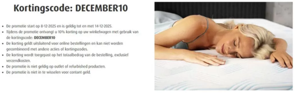 Catalogus van Tempur in Voorschoten | Kortingscode: DECEMBER10 | 2025-12-12T00:00:00.000Z - 2025-12-14T00:00:00.000Z