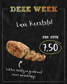 Catalogus van Bakkerij 't Stoepje in Arnhem | Nieuwe aanbiedingen om te ontdekken | 2025-12-15T00:00:00.000Z - 2025-12-29T00:00:00.000Z