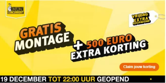 Catalogus van KeukenConcurrent in Bergen op Zoom | Gratis Montage | 2025-12-15T00:00:00.000Z - 2025-12-29T00:00:00.000Z