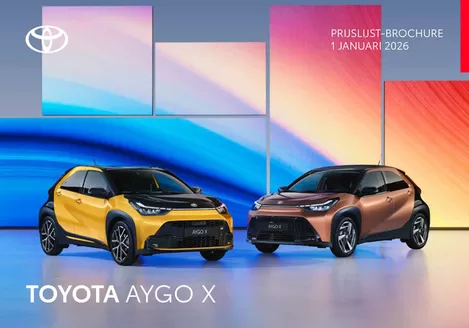 Catalogus van Toyota in Valkenswaard | Aygo x brochure | 2026-01-01T00:00:00.000Z - 2026-01-01T00:00:00.000Z