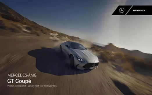 Catalogus van Mercedes-Benz in Velsen-Noord | MERCEDES-AMG GT Coupé | 2025-12-22T00:00:00.000Z - 2026-06-30T00:00:00.000Z