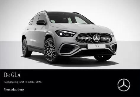 Catalogus van Mercedes-Benz in Velsen-Noord | De GLA | 2025-12-22T00:00:00.000Z - 2026-02-28T00:00:00.000Z