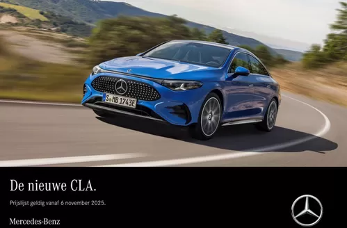 Catalogus van Mercedes-Benz | De nieuwe CLA BEV. | 2025-12-22T00:00:00.000Z - 2026-03-31T00:00:00.000Z