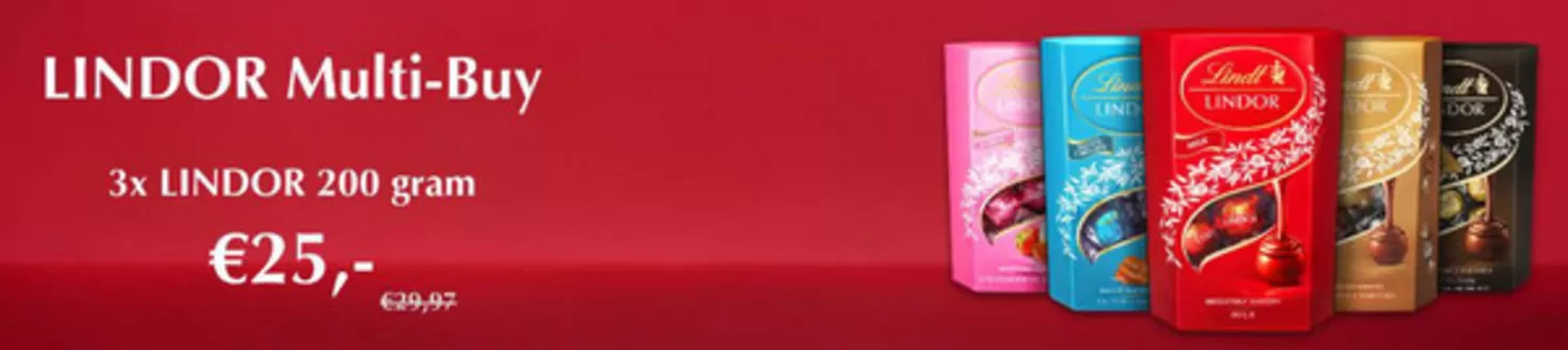 Catalogus van Lindt | Lindor Multi-Buy | 2025-12-24T00:00:00.000Z - 2026-01-07T00:00:00.000Z