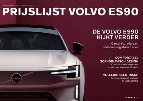 Catalogus van Volvo in Rotterdam | VOLVO ES90 | 2026-01-01T00:00:00.000Z - 2026-06-30T00:00:00.000Z