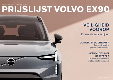 Catalogus van Volvo in Rotterdam | VOLVO EX90 | 2026-01-01T00:00:00.000Z - 2026-06-30T00:00:00.000Z