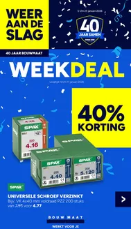 Catalogus van Bouwmaat in Heerlen | Bouwmaat folder | 2026-01-05T00:00:00.000Z - 2026-01-25T00:00:00.000Z