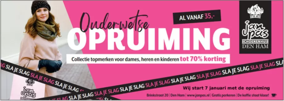 Catalogus van Jan Pas Schoenenhuis | tot 70% Korting | 2026-01-06T00:00:00.000Z - 2026-01-20T00:00:00.000Z