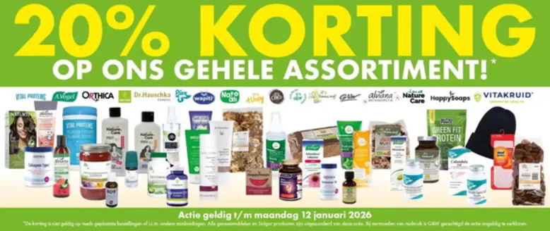 Catalogus van Gezond & Wel in Assendelft | 20% Korting | 2026-01-07T00:00:00.000Z - 2026-01-12T00:00:00.000Z