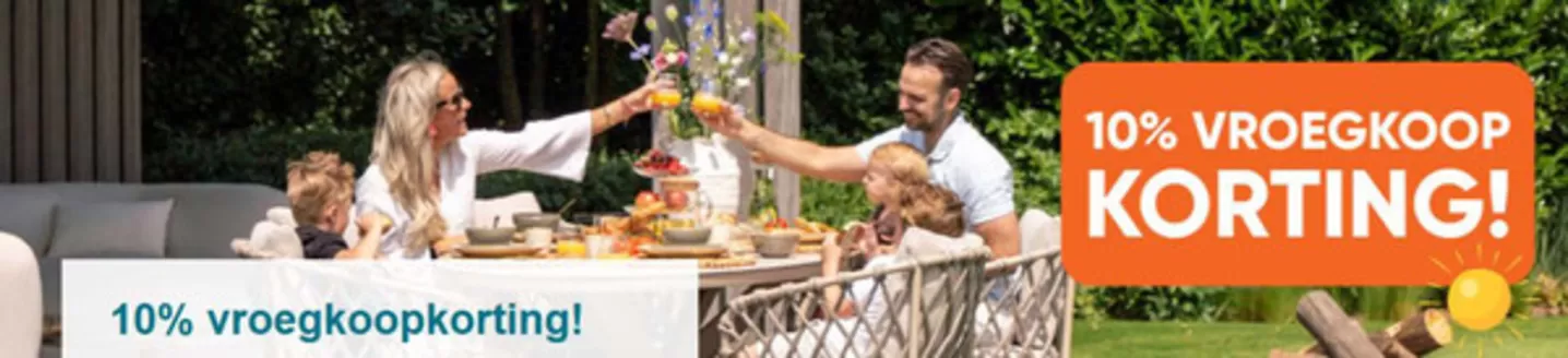 Catalogus van Van der Garde tuinmeubelen in Houten | 10% vroegkoop korting | 2026-01-08T00:00:00.000Z - 2026-01-18T00:00:00.000Z