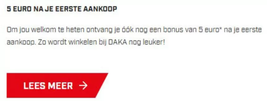 Catalogus van Daka Sport in Amsterdam | 5 EURO NA JE EERSTE AANKOOP | 2026-01-13T00:00:00.000Z - 2026-01-25T00:00:00.000Z