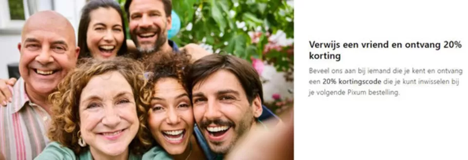 Catalogus van Pixum | Verwijs een vriend en ontvang 20% korting | 2026-01-20T00:00:00.000Z - 2026-01-25T00:00:00.000Z