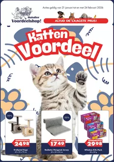 Catalogus van Huisdiervoordeelshop in Raalte | Folder | 2026-01-22T00:00:00.000Z - 2026-02-24T00:00:00.000Z