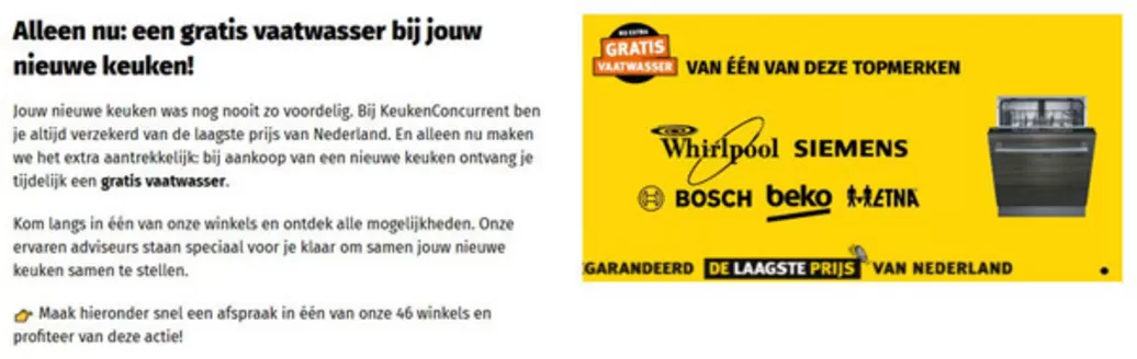 Catalogus van KeukenConcurrent in Utrecht | Gratis vaatwasser | 2026-01-22T00:00:00.000Z - 2026-01-29T00:00:00.000Z