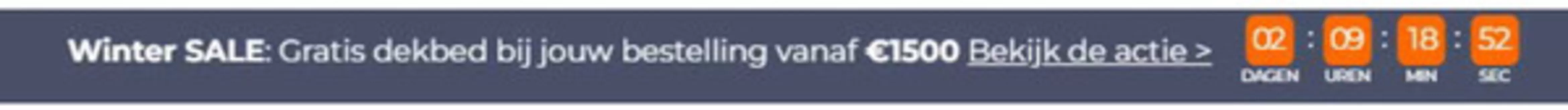 Catalogus van TotaalBED in Utrecht | Gratis dekbed bij jouw bestelling vanaf €1500 | 2026-01-23T00:00:00.000Z - 2026-01-25T00:00:00.000Z