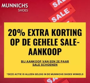 Catalogus van Munnichs Shoes in Rotterdam | 20% Extra korting | 2026-01-23T00:00:00.000Z - 2026-01-31T00:00:00.000Z