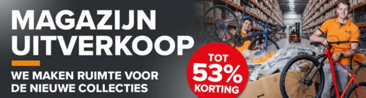 Catalogus van 12GO Biking in Bedum | Magazijn uitverkoop Tot 53% Korting | 2026-01-28T00:00:00.000Z - 2026-02-08T00:00:00.000Z