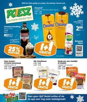 Catalogus van Poiesz in Apeldoorn | Topdeals en kortingen | 2026-02-01T00:00:00.000Z - 2026-02-07T00:00:00.000Z