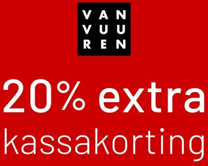Catalogus van Van Vuuren Mode in Beek (Limburg) | 20% Extra kassakorting (Deze actie geldt ALLEEN in de winkels, NIET in onze webshop) | 2026-02-02T00:00:00.000Z - 2026-02-15T00:00:00.000Z