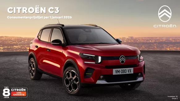 Catalogus van Citroën in Hapert | 21012026 Consumentenprijslijst Citroen C3 | 2026-01-01T00:00:00.000Z - 2026-12-31T00:00:00.000Z