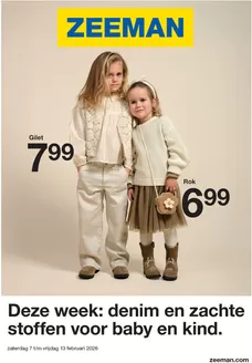 Catalogus van Zeeman in Hilversum | Zeeman Week 7 zaterdag 7 februari tm vrijdag 13 februari 2026. | 2026-02-07T00:00:00.000Z - 2026-02-13T00:00:00.000Z