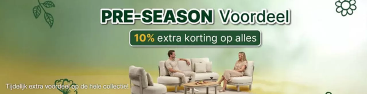 Catalogus van Van der Garde buitenleven in Hardenberg | Pre-season voordeel, 10% extra korting op alles | 2026-02-11T00:00:00.000Z - 2026-02-22T00:00:00.000Z