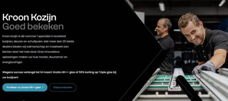 Catalogus van Kroon Kozijn in Amsterdam | Gratis HR++ glas of 50% korting op Triple glas bij uw kozijnen! | 2026-02-13T00:00:00.000Z - 2026-03-14T00:00:00.000Z
