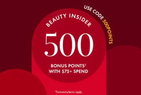 Catalogus van Sephora | Get $10 off a Future Purchase when you spend $75 in one transaction. Use code 500POINTS | 2026-02-18T00:00:00.000Z - 2026-02-20T00:00:00.000Z