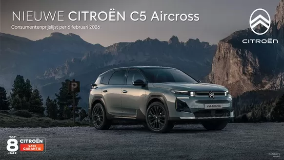 Catalogus van Citroën in Haarlem | 19022026 Consumentenprijslijst Citroen C5 Aircross | 2026-01-01T00:00:00.000Z - 2026-12-31T00:00:00.000Z
