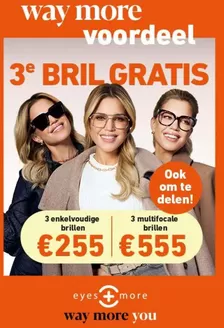 Catalogus van eyes and more | Scoor 3 brillen voor de prijs van 2, voor jezelf of om te delen met je beste vriend(in) | 2026-02-19T00:00:00.000Z - 2026-02-28T00:00:00.000Z