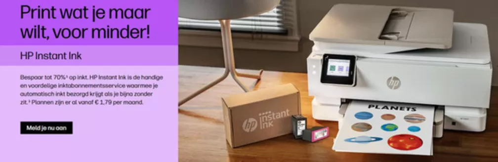 Catalogus van HP in Schiedam | Koop t/m 30 april 2026 een HP DeskJet, Envy of OfficeJet Pro printer en print 6 maanden gratis via de actiecode 'SPRING26BNL' | 2026-02-25T00:00:00.000Z - 2026-04-30T00:00:00.000Z