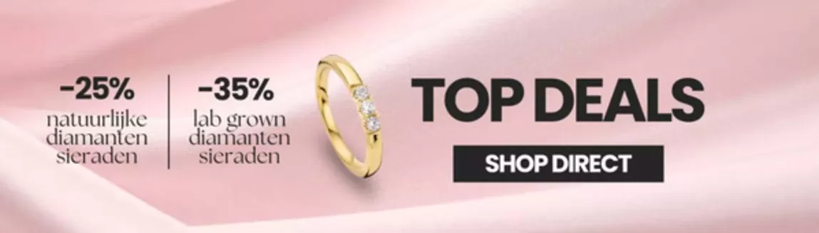 Catalogus van Siebel juwelier in Lelystad | -35% lab grown diamanten sieraden | 2026-03-04T00:00:00.000Z - 2026-03-15T00:00:00.000Z