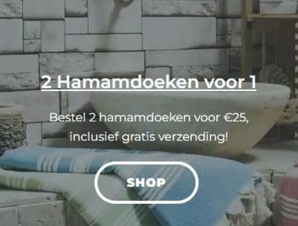 Catalogus van Expo in Budel | 2 Hamamdoeken voor 1 | 2026-03-05T00:00:00.000Z - 2026-03-12T00:00:00.000Z