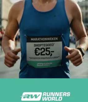 Catalogus van Runnersworld | Bij aankoop van een nieuw paar hardloopschoenen ontvang je een kledingvoucher t.w.v. €25 cadeau | 2026-03-06T00:00:00.000Z - 2026-03-15T00:00:00.000Z