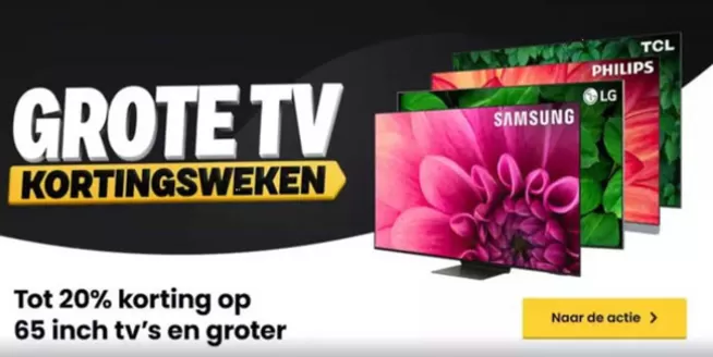 Catalogus van HelloTV in Rotterdam | Tot 20% korting op 65 inch tv's en groter | 2026-03-09T00:00:00.000Z - 2026-03-16T00:00:00.000Z
