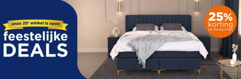 Catalogus van TotaalBED in Emmer-Compascuum | 25% korting op boxsprings | 2026-03-17T00:00:00.000Z - 2026-03-29T00:00:00.000Z