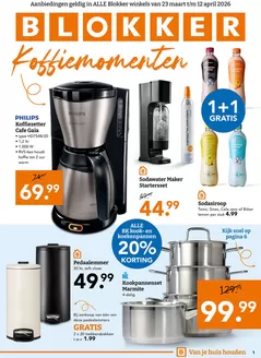 Catalogus van Blokker in Urk | Blokker - Blokker week 13 2026 | 2026-03-23T00:00:00.000Z - 2026-04-12T00:00:00.000Z