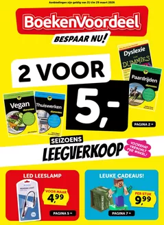 Catalogus van Boekenvoordeel in Zwolle | Onze beste koopjes | 2026-03-21T00:00:00.000Z - 2026-03-29T00:00:00.000Z