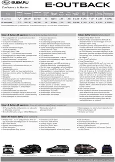 Catalogus van Subaru in Barneveld | Subaru E-Outback | 2026-03-31T00:00:00.000Z - 2026-04-14T00:00:00.000Z