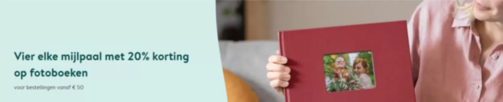 Catalogus van Photobox in Leeuwarden | Vier elke mijlpaal met 20% korting op fotoboeken | 2026-04-02T00:00:00.000Z - 2026-04-16T00:00:00.000Z