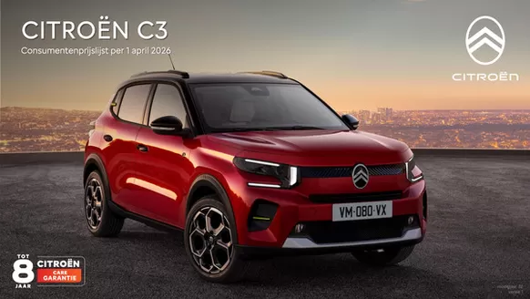 Catalogus van Citroën in Almere | 02042026 Consumentenprijslijst Citroen C3 | 2026-01-01T00:00:00.000Z - 2026-12-31T00:00:00.000Z