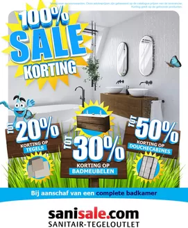 Catalogus van Sanisale in Utrecht | 100% Sale Korting | 2026-04-07T00:00:00.000Z - 2026-04-21T00:00:00.000Z
