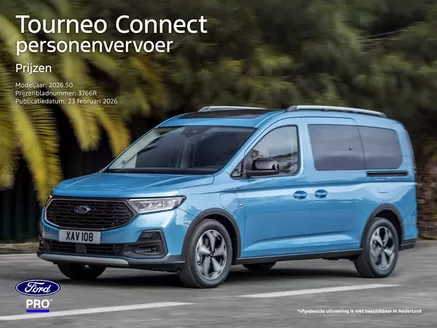 Catalogus van Ford in Amsterdam-Zuidoost | PL 3753R Tourneo Connect personenvervoer MY2026.25 | 2026-04-08T00:00:00.000Z - 2026-04-22T00:00:00.000Z