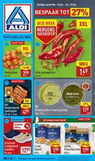 Catalogus van Aldi in Driebruggen | Exclusieve koopjes | 2026-04-13T00:00:00.000Z - 2026-04-19T00:00:00.000Z