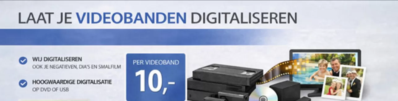 Catalogus van NEBO photo & electronics in Schokland | Laat Je Videobanden Digitaliseren | 2026-04-10T00:00:00.000Z - 2026-04-24T00:00:00.000Z